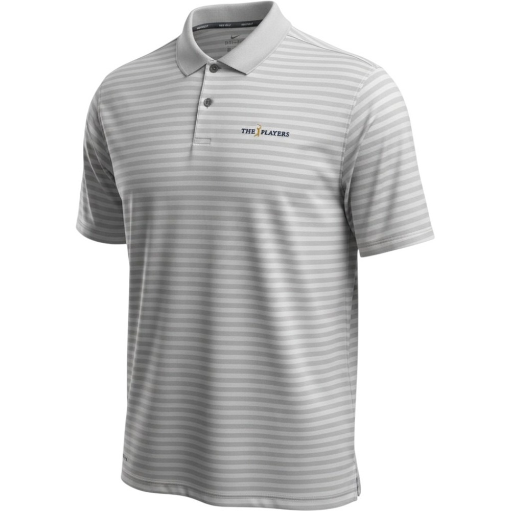 Nike Dri-Fit Shirt Men's 3XL Gray Golf Polo Summer Comfort The Players Logo